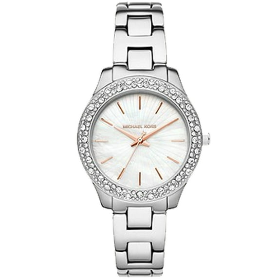 Michael Kors Women's Liliane White Dial Watch - MK4556