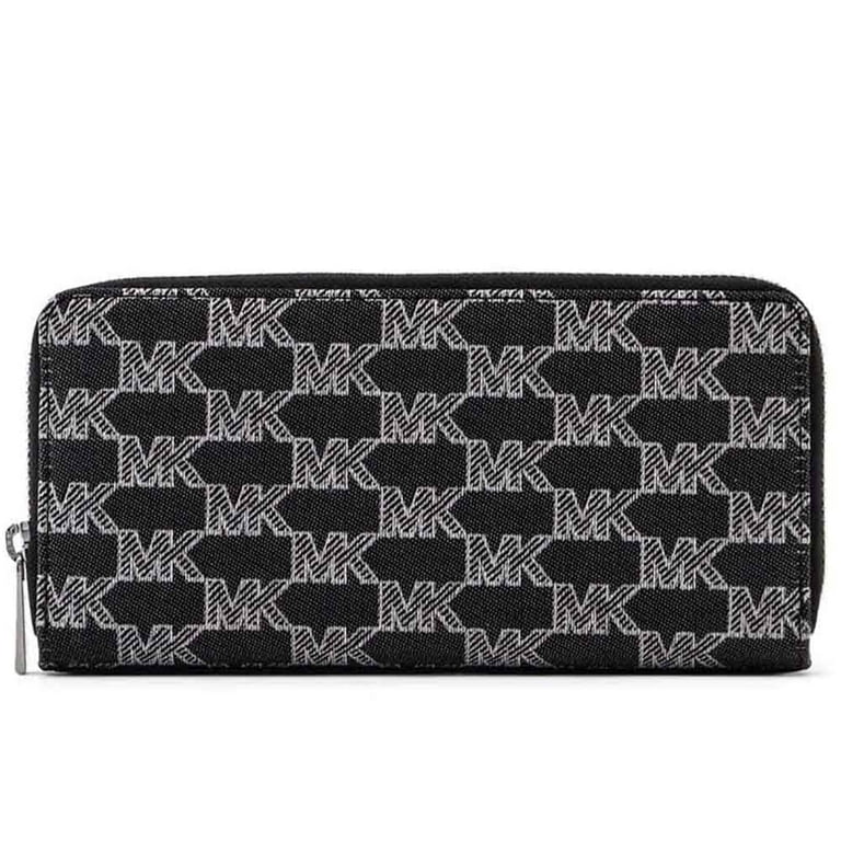 ☆新品タグ付き☆MICHAEL KORS ブラック長財布 MKロゴ MICHAEL KORS マイケルコース MK ロゴ ホック付長財布 かぶせ蓋
