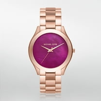 Michael Kors Women's MK3550 'Slim Runway' Rose-Tone Stainless Steel Watch