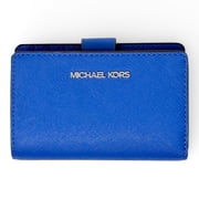 Michael Kors Women s Medium Saffiano Leather Bifold Wallet Blue