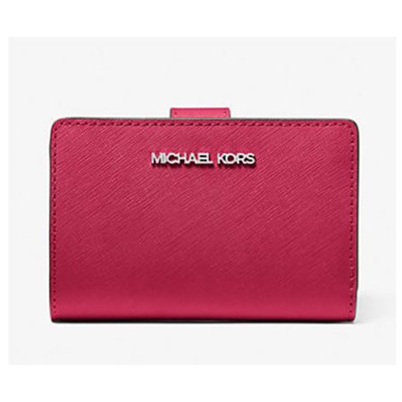 Michael Kors Women's Medium Saffiano Leather Wallet (Dark Raspberry) 35R4STVF6L-984