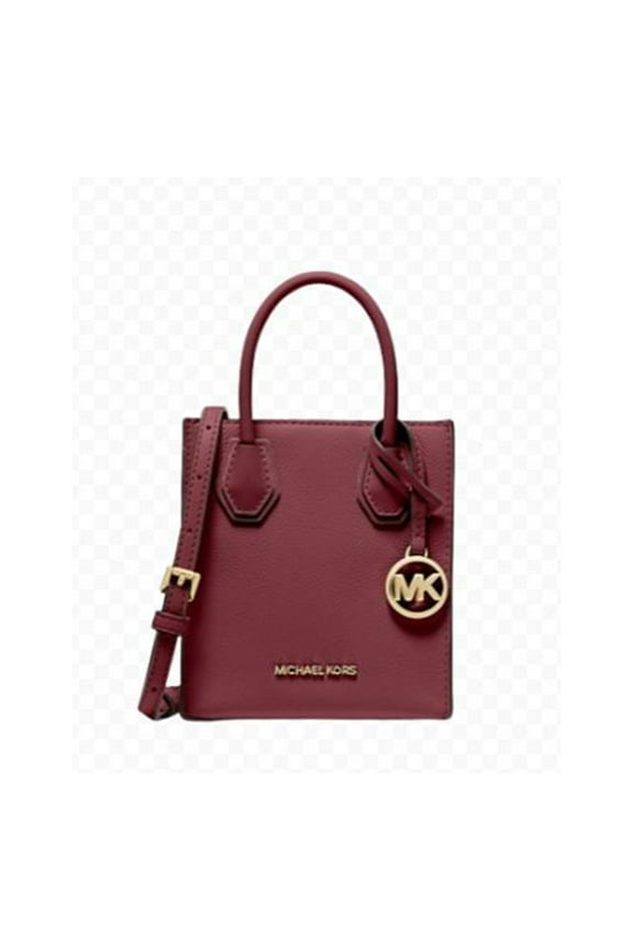 Women's Mercer Extra-Small Pebbled Leather Crossbody Bag Oxblood 35S1GM9T0L-oxbl