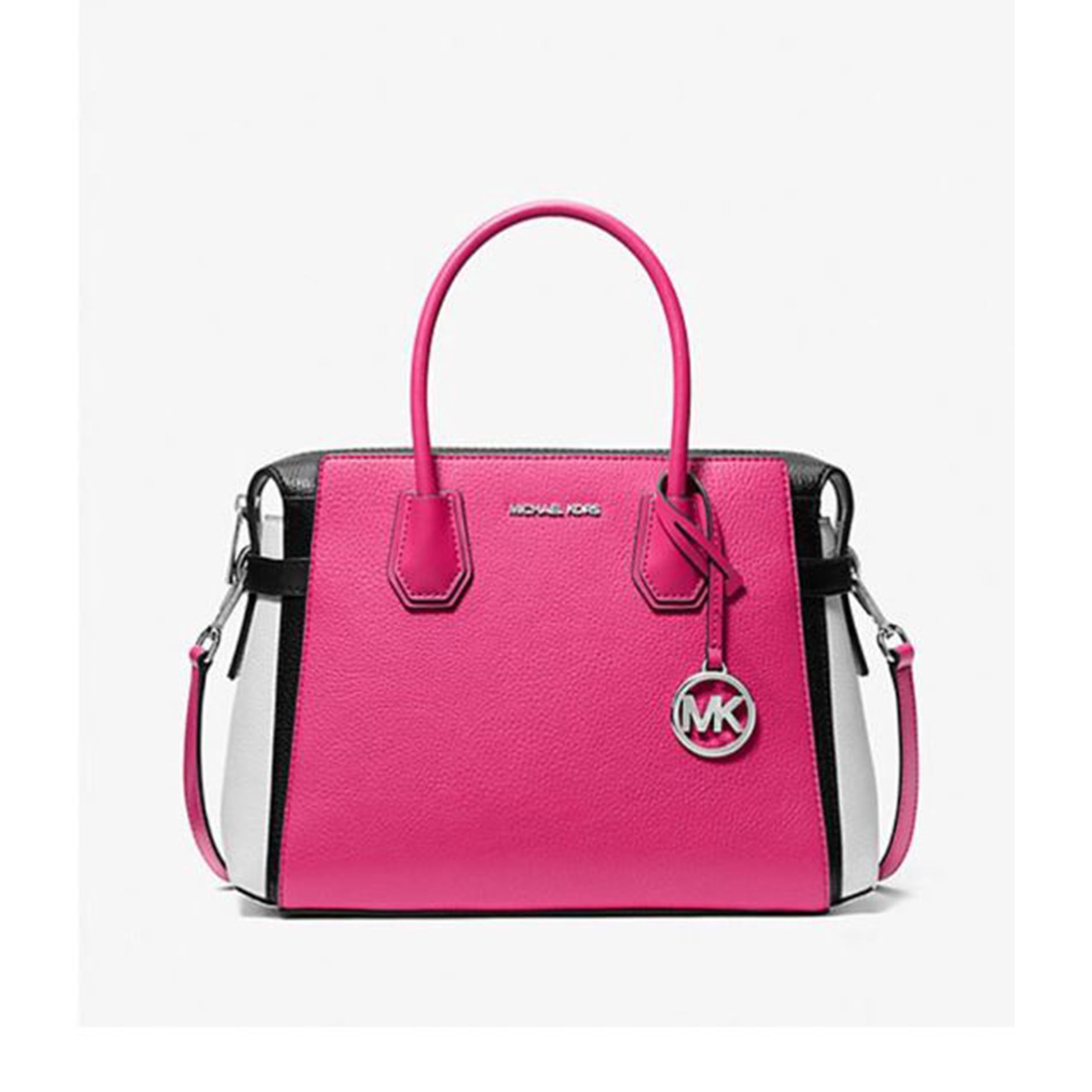 Michael Kors Women's Mercer Medium Color-Block Belted Satchel
