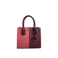 thumbnail image 1 of Michael Kors Women's Mercer Medium Two-Tone Logo Crossbody Bag Oxblood Multi 35F4GM9M2B-oxbl, 1 of 6