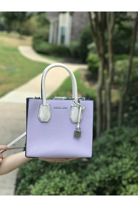 Women's Mercer Pebbled Leather Colorblock Crossbody Handbag NWT