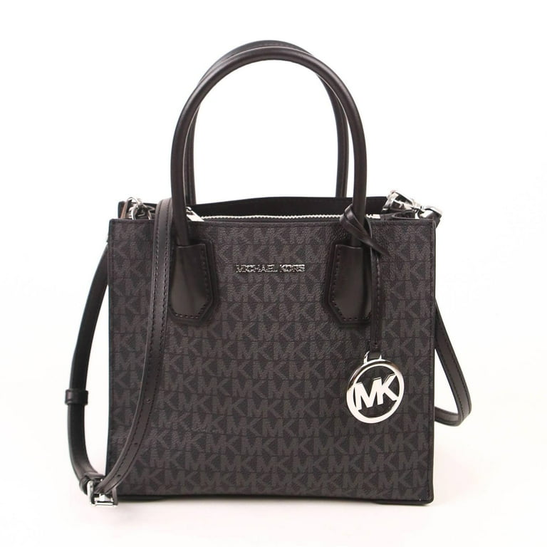 Michael Kors Women's Messenger Handbag, Black PVC Leather