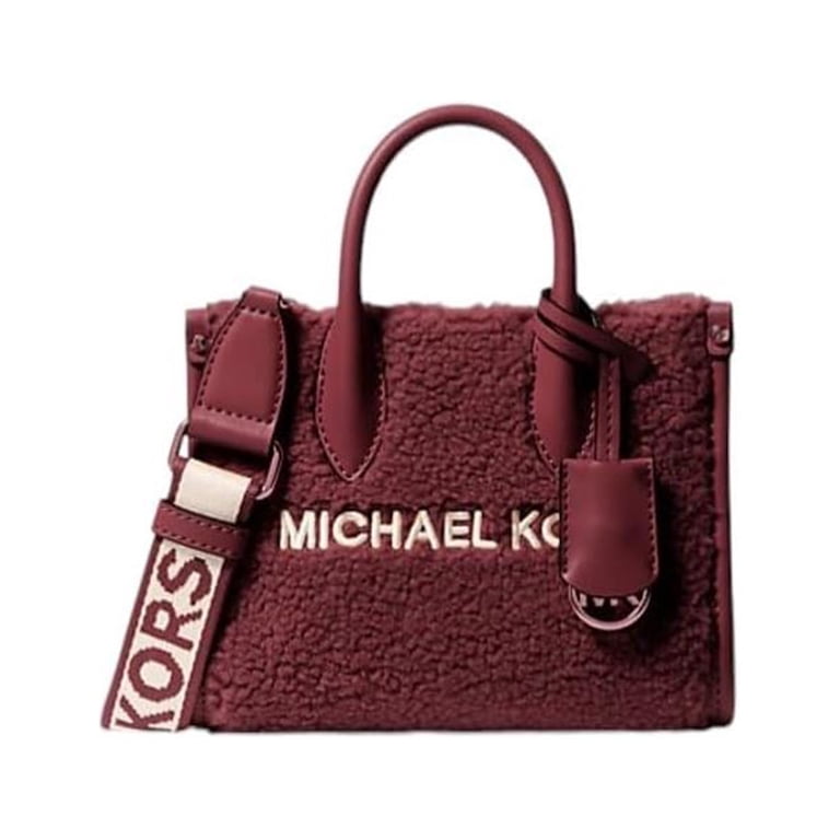 Michael Kors Women's Mirella Extra-Small Sherpa Crossbody Bag Michael Kors Women's Mirella Extra-Small Sherpa Crossbody Bag