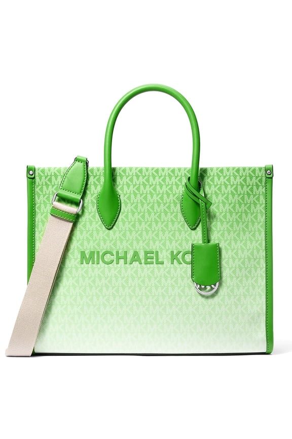 Women's Mirella Medium Ombré Logo Tote Bag (Jungle Green)