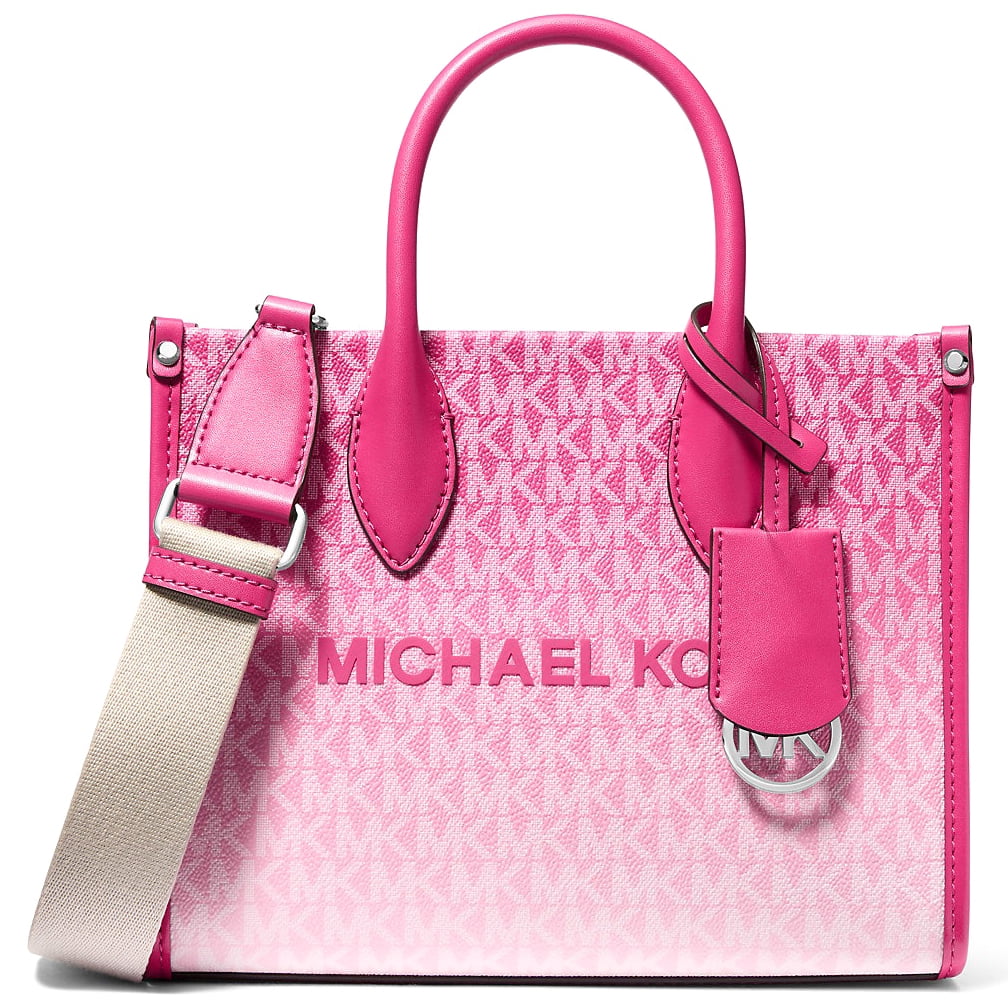 Michael Kors Women's Mirella Small Ombré Signature Logo Crossbody