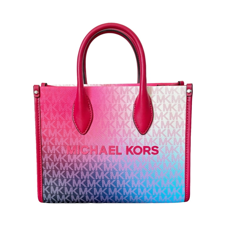 Michael Kors Women's Mirella Small Ombré Signature Logo Satchel