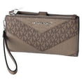 thumbnail image 1 of Michael Kors Women's Multi Python Jet Set Travel Wallet Dusk, 1 of 6