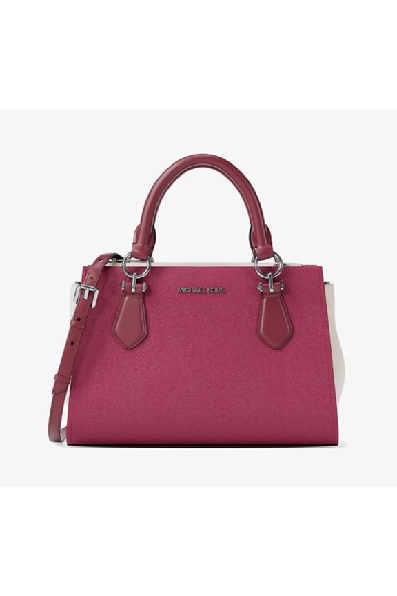 Women's Outlet Marilyn Small Color-Block Saffiano Leather Messenger Bag 35F5S6AM1T-984