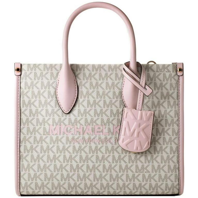 Michael Kors Mirella Shopper Crossbody, Top Zip, Powder Blush