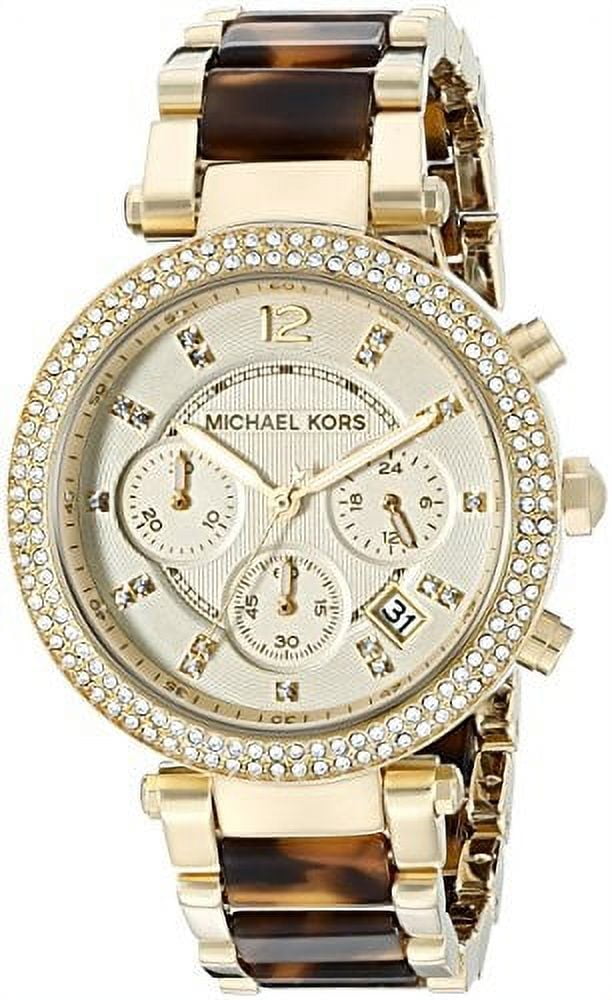 Michael Kors Women\'s Parker Watch MK5688 brown MICHAEL KORS GOLD TONE PARKER WATCH TORTOISE PATTERN EXTRA  main image 3