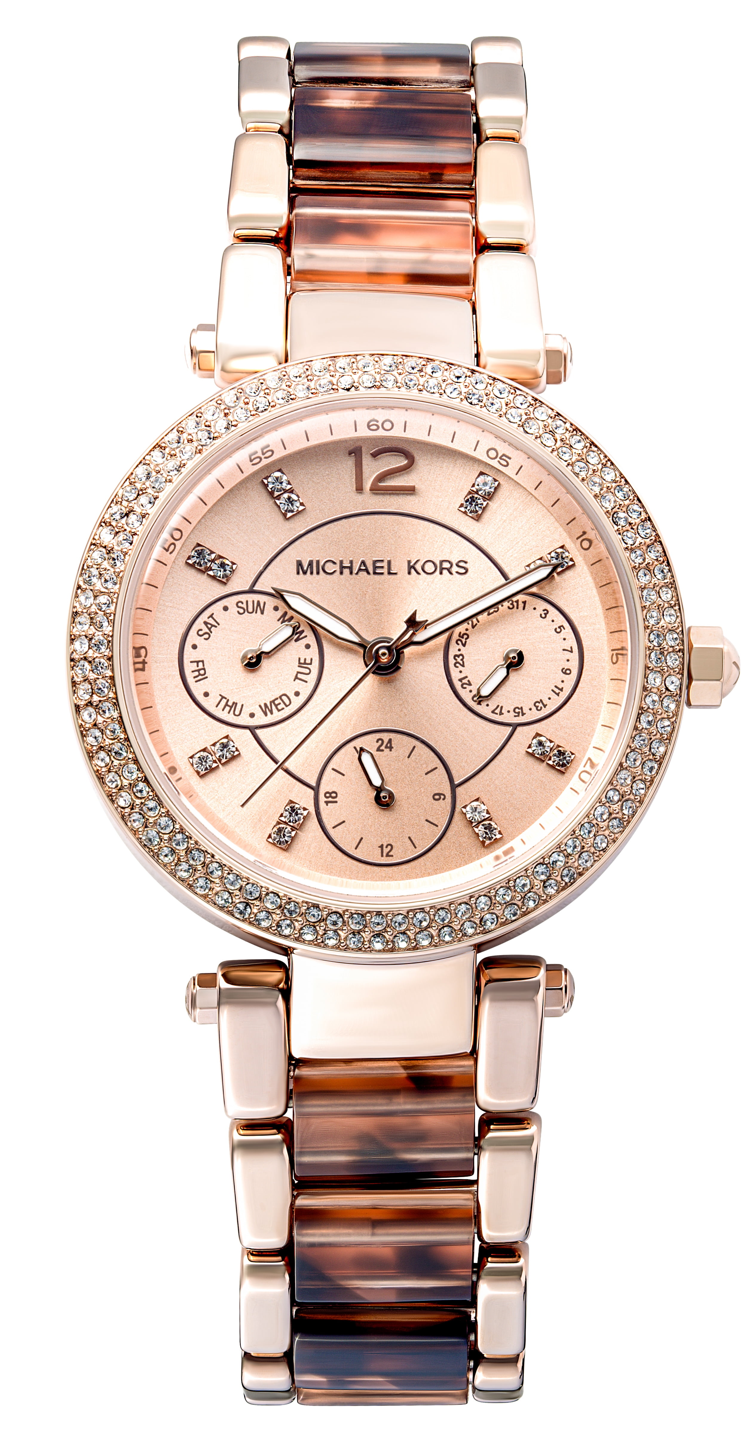 Michael Kors MK5896 Parker Chronograph Bracelet Watch In Rose Gold  ASOS