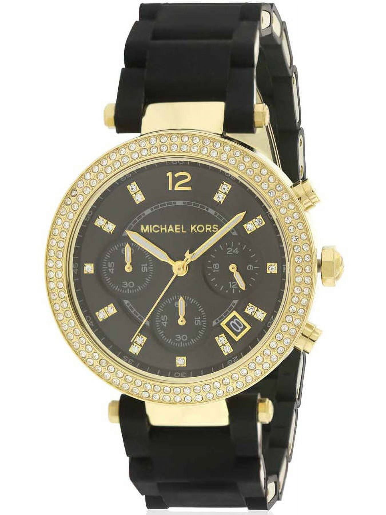 Michael Kors Women's Parker Silicone Chronograph Watch, MK6404