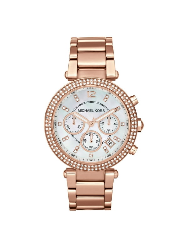 Women's Parker Stainless Steel Rose Gold-Tone Watch, 39mm, MK5491