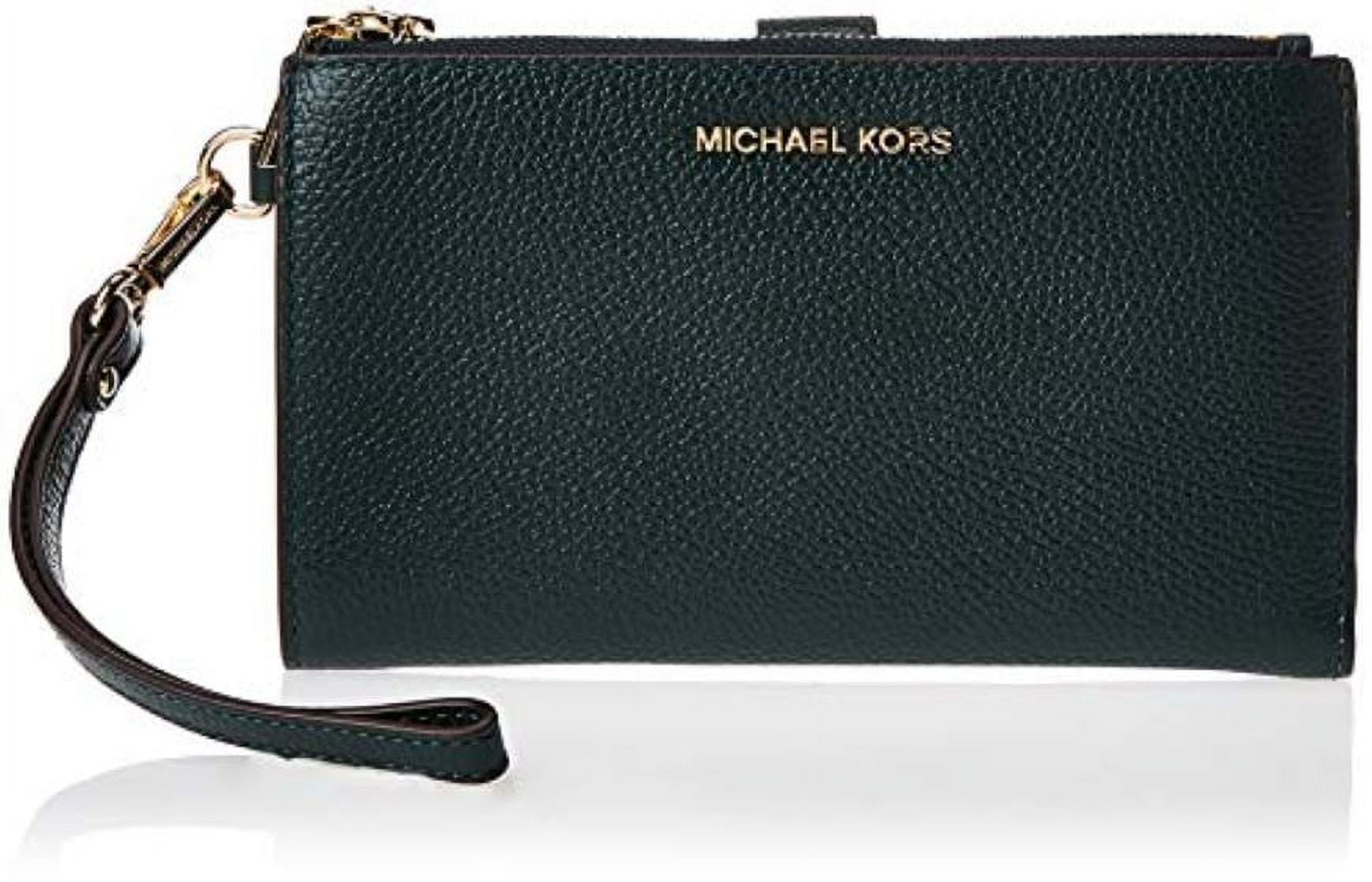Michael Kors Women's Pebbled Leather Double Zip Wristlet Michael Kors Women's Pebbled Leather Double Zip Wristlet