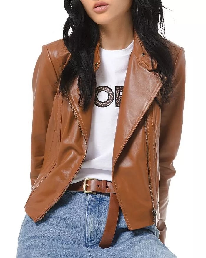 michael kors leather jackets