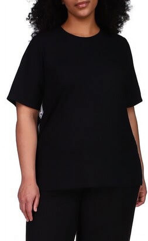 Michael Kors black plus size logo tape leggings size 3X
