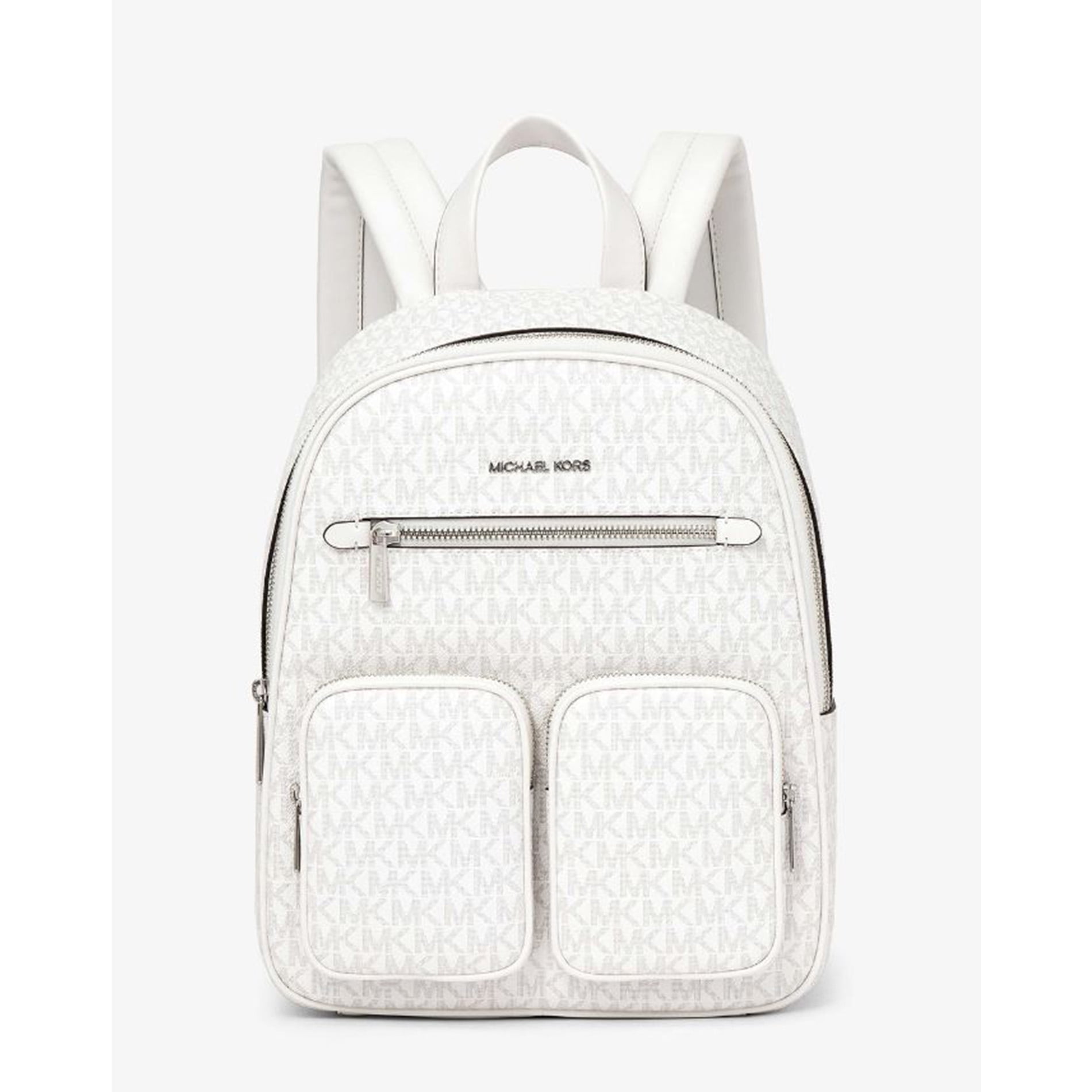 Michael Kors Women's Pocket Backpack Medium In Monogram Optic