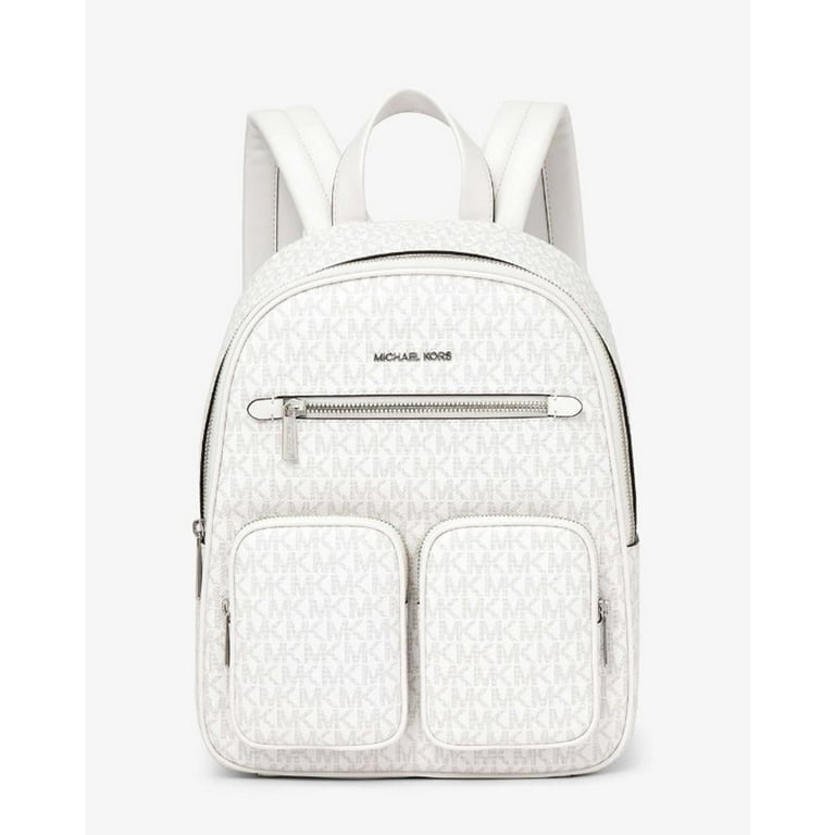 Michael Kors Women's Pocket Backpack Medium In Monogram Optic