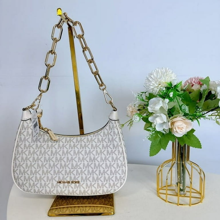 Michael Kors Women's Light Cream Pouchette Bag, Polyester