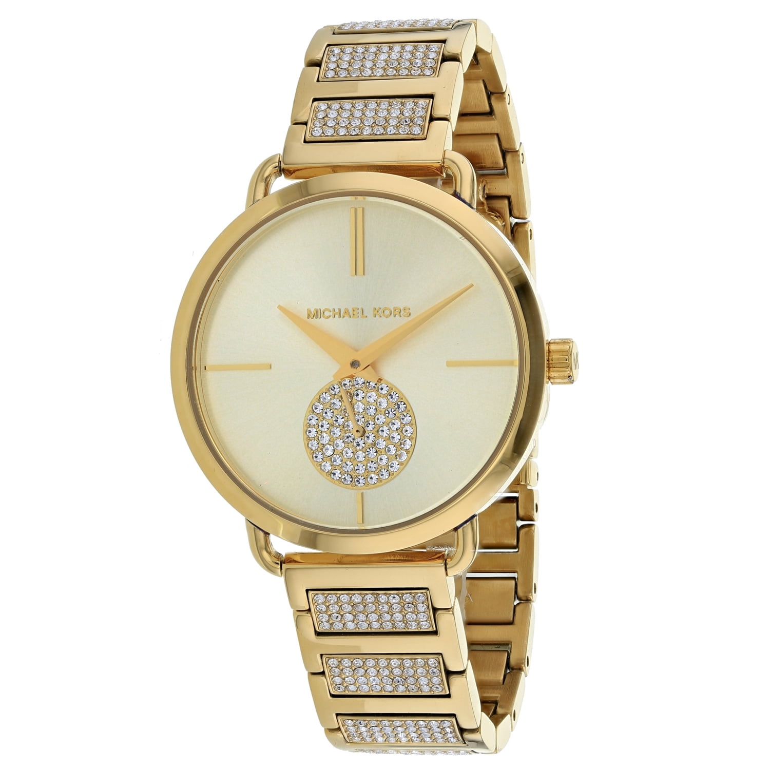 Mk Portia bracelet Watch 32mm Michael Kors Petite Portia 28mm PVD Steel Silver Dial Ladies  main image 4