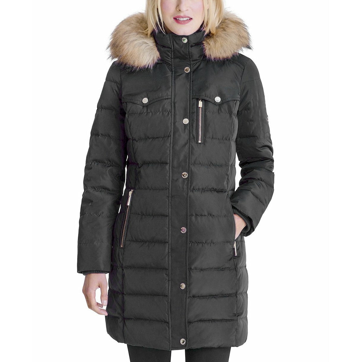 Michael Kors Women's Puffer Down Winter Coat - Walmart.com
