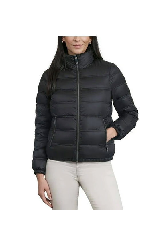 Women's Reversible Packable Down Jacket (Black, XL)