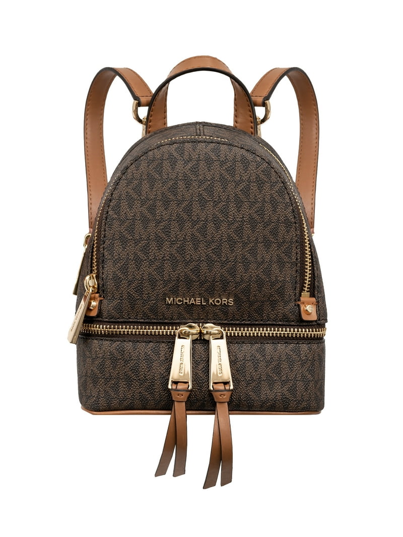 ☆ MA．．． ☆MICHAEL KORS ロゴプリント ミニリュック Michael Kors Women's Rhea Mini Logo Backpack - Brown - Walmart.com