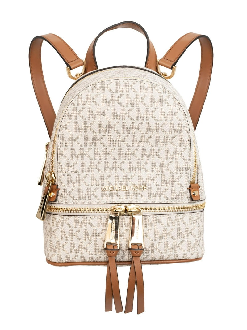 MICHAEL KORS スモールリュック ホワイト Michael Michael Kors Adina Medium Pebbled Leather Backpack