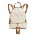 thumbnail image 1 of Michael Kors Women's Rhea Mini Logo Backpack - White, 1 of 2