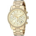 thumbnail image 1 of Michael Kors Women's Ritz Analog-Quartz Watch with Stainless-Steel-Plated Strap, Gold, 17.7 (Model: MK6597), 1 of 2