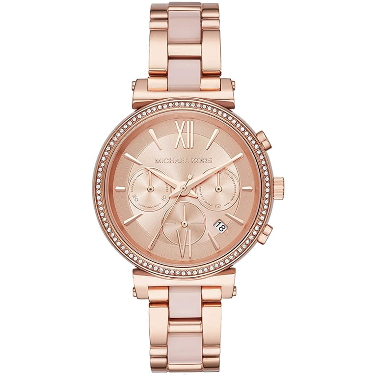 Michael Kors Purple Ritz Stainless Steel Watch MK6720 Amazon.co.jp: Michael Kors Women main image 3