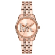 Michael Kors Womens Ritz Rose gold Dial Watch - MK7541