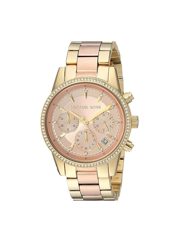 Women's Ritz Watch Quartz Mineral Crystal MK6475