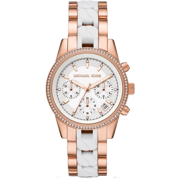 Michael Kors Women's Ritz White Dial Watch - MK6940