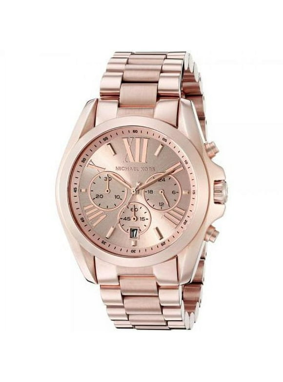 Women's Roman Numeral Watch MK5503 Rose Gold