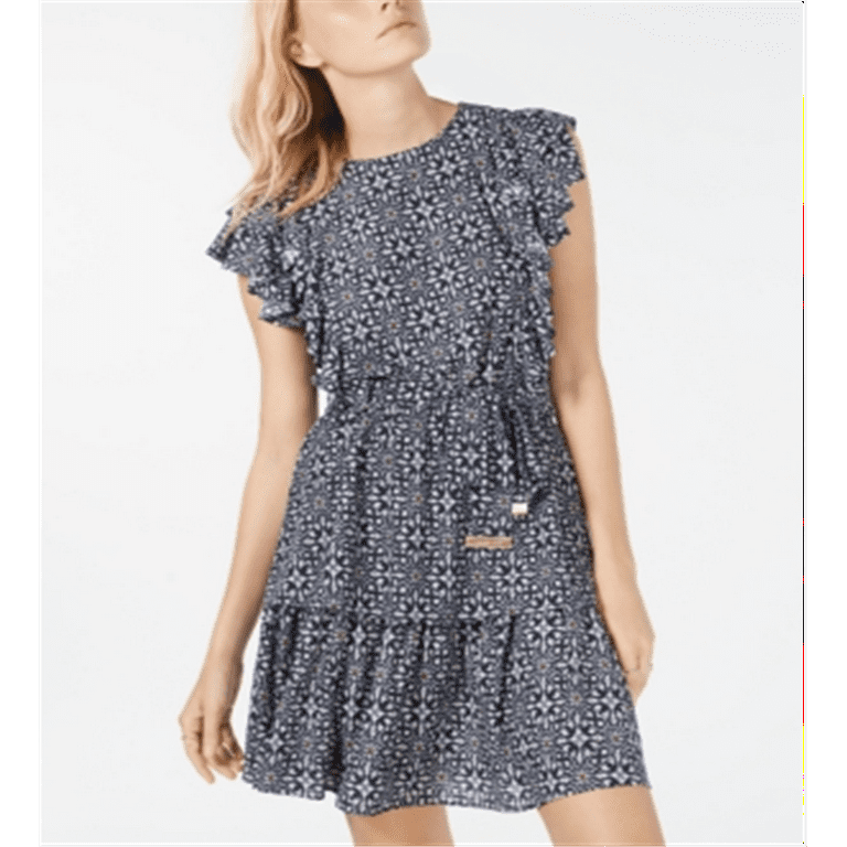 Michael kors tiered dress hot sale