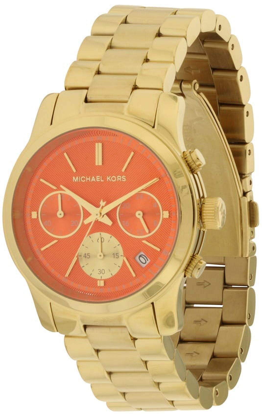 Michael Kors Women s Runway Gold Tone Watch MK6162 Walmart