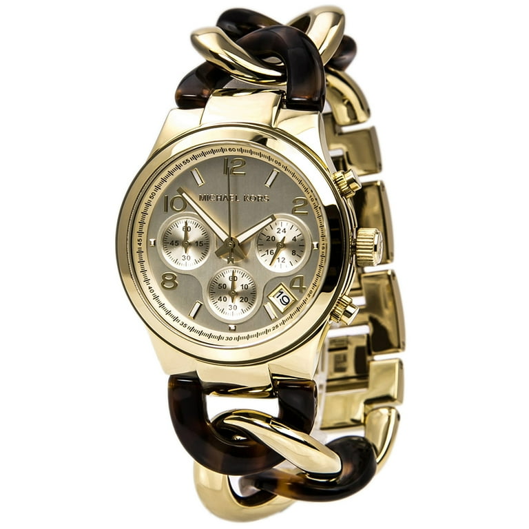 Michael Kors Women's Runway Twist MK4222 Gold Stainless-Steel