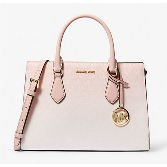 Michael Kors Women's Sheila Medium Ombré Signature Logo Satchel (Powder Blush) 35S5G6HS8B-424