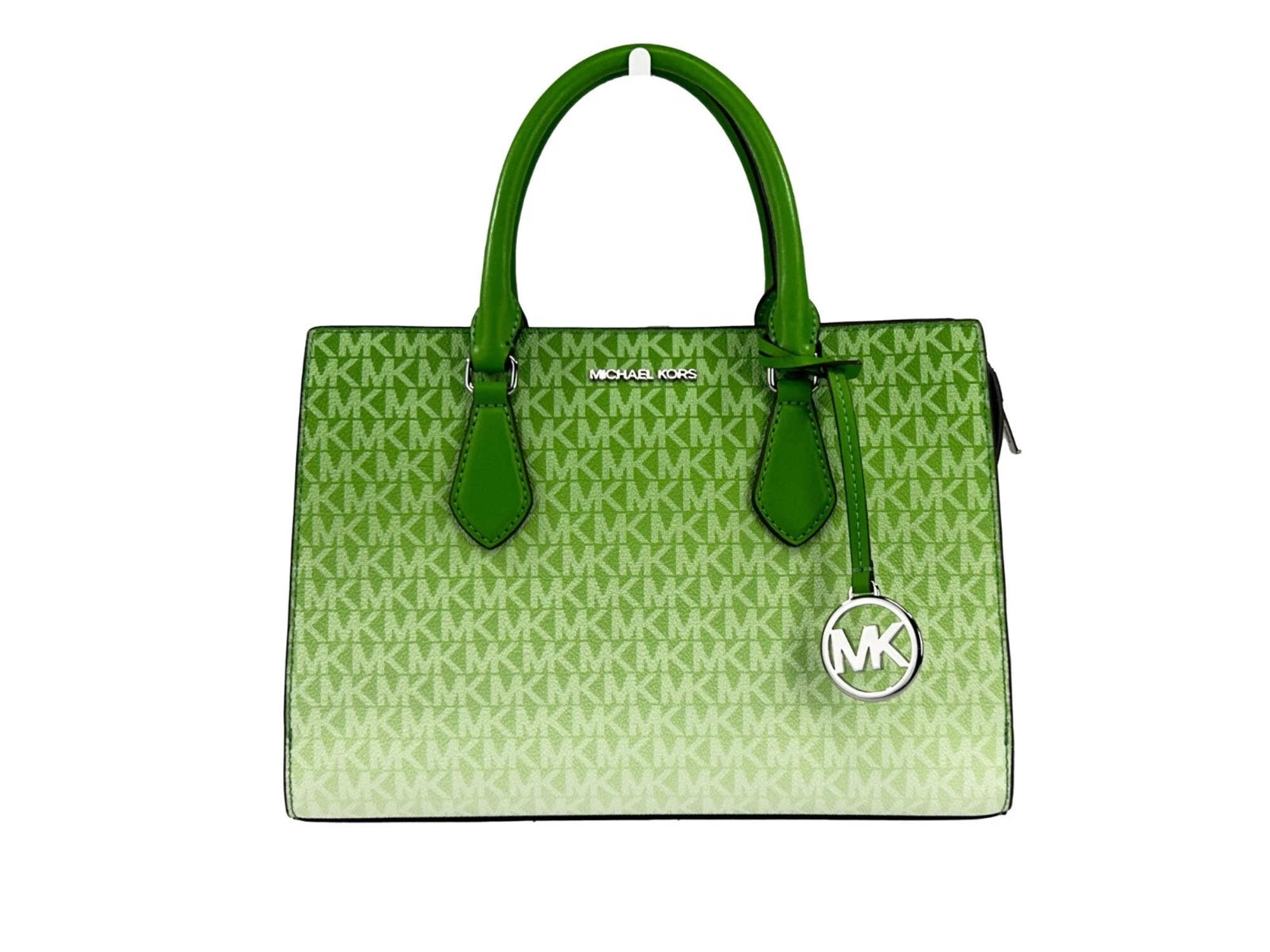 Michael Kors Women's Sheila Medium Ombré Signature Logo Zip