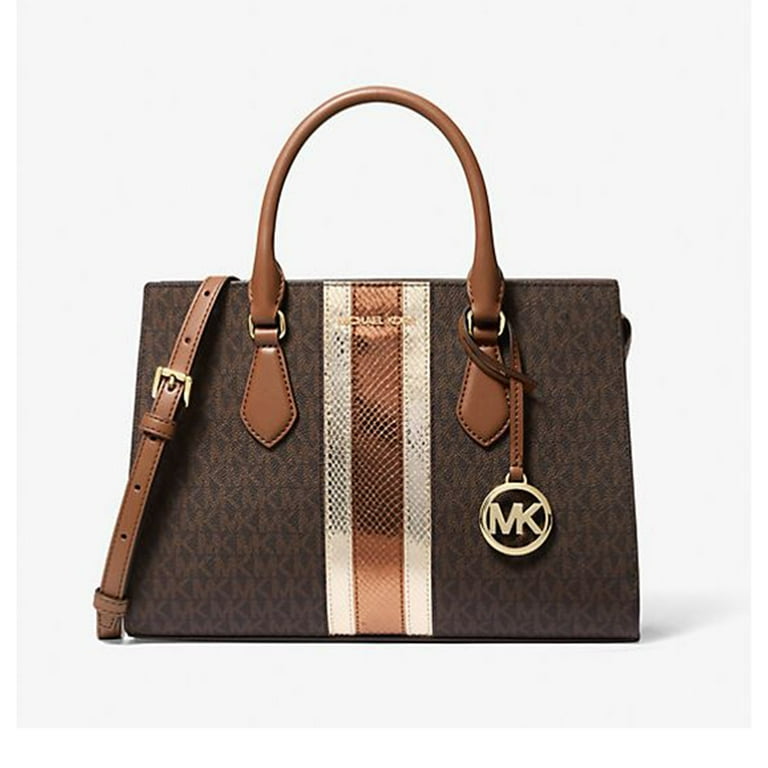 Michael Kors Women's Sheila Medium Satchel, Signature Logo