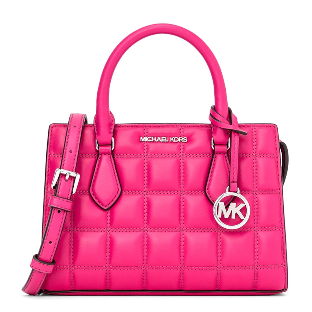 Michael Kors Sheila Small Center Zip Satchel Purse, Vegan Michael Kors Sheila Small Center Zip Satchel Purse, Vegan