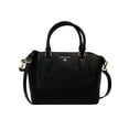 thumbnail image 1 of Michael Kors Women's Sienna Medium Pebbled Leather Satchel - Black, 1 of 2
