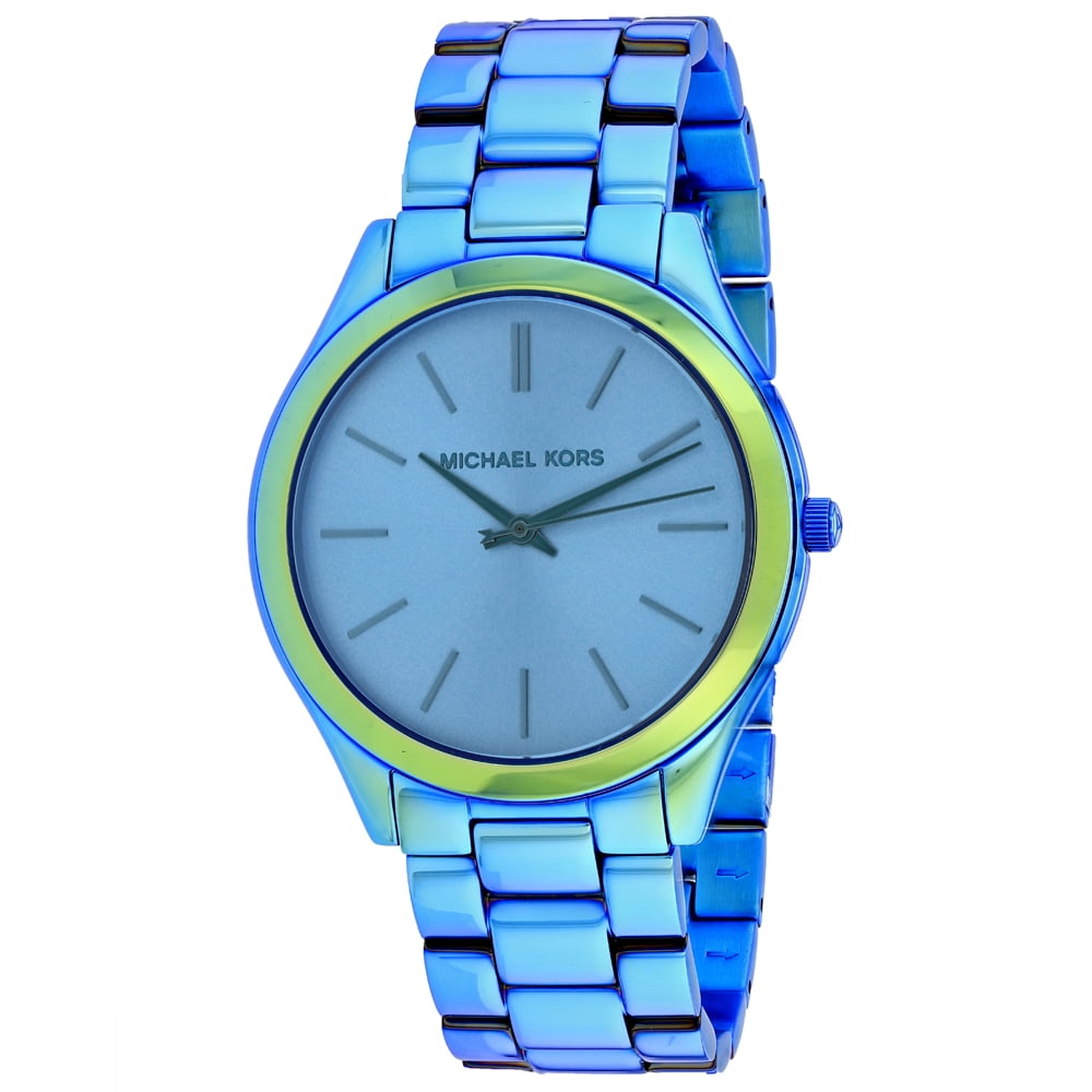 Michael Kors Women's Slim Runway Blue dial watch - MK4390