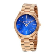 Michael Kors Womens Slim Runway Rose Gold Watch MK3494