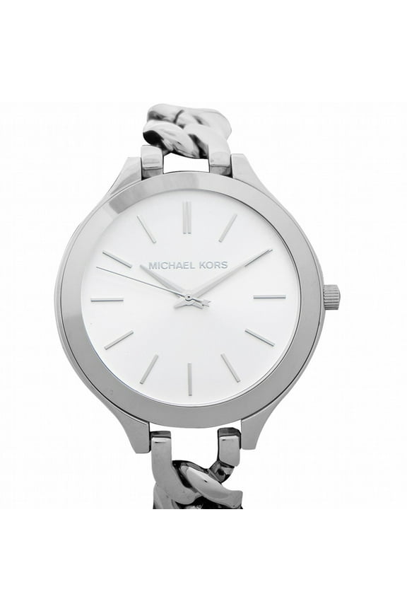 Women's Slim Runway White Dial Watch MK3279